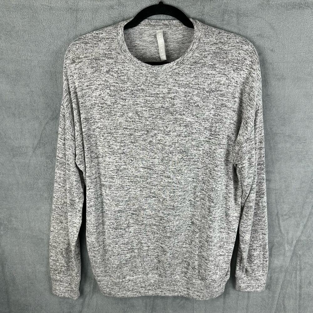 Athleta Sweater Womens Extra Small Gray Lightweight Minimalist Neutral Comfort